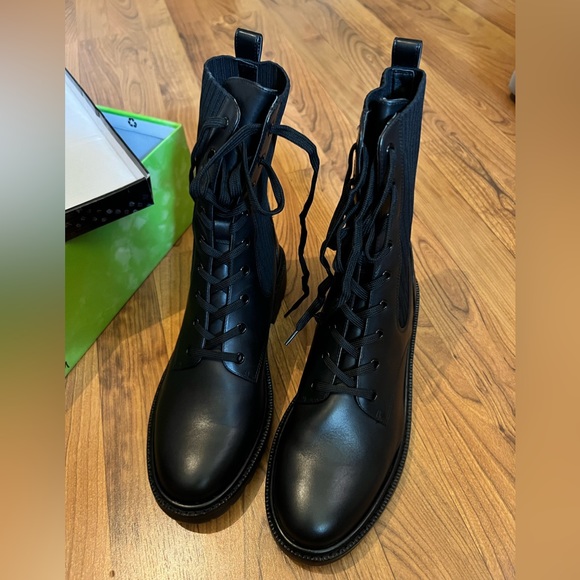 Sam Edelman Shoes - NIB Sam Edelman Lydell Black Combat Boots - Size 9